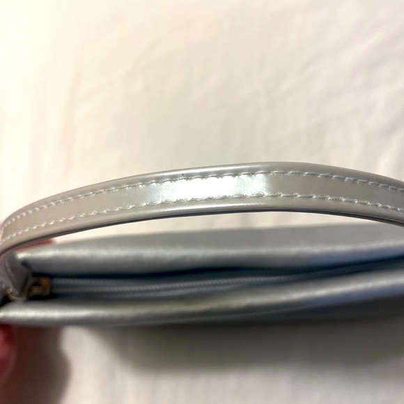 New- Little Silver/Blueish Dress Purse - Picture 3 of 5